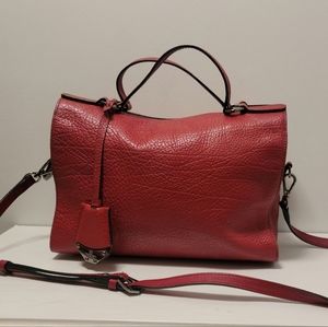 Brunomagli Small Leather Red Purse / Bag
